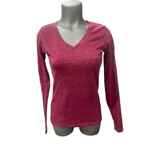 G.H. BASS and co. Long sleeve V neck T shirt XS - Picture 1 of 5